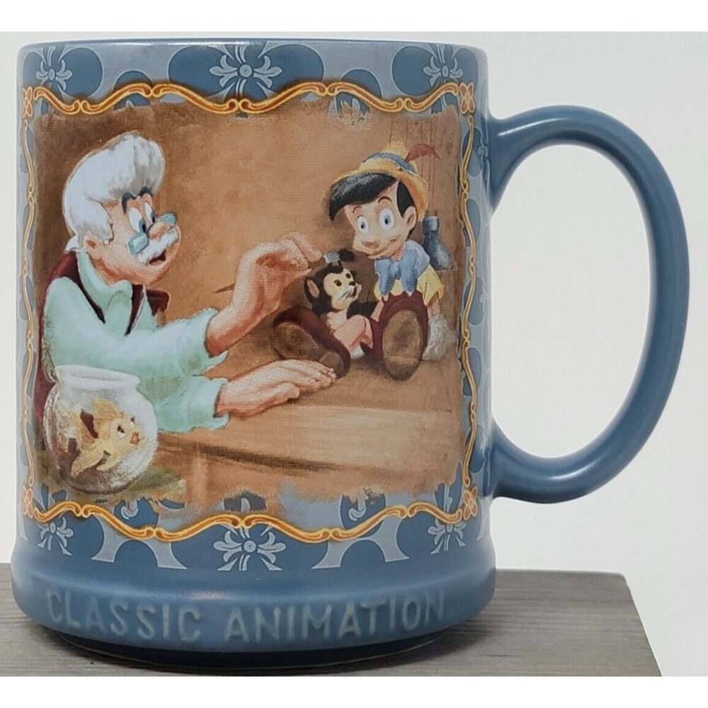 Disney Store Classic Animation Pinocchio Mug Coffee Tea Cocoa
